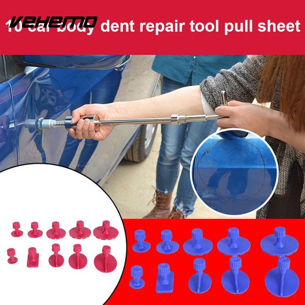 

10pcs plastic dent pulling tab dent puller car panel care supplies extractor removal car body repair tool pulling tab