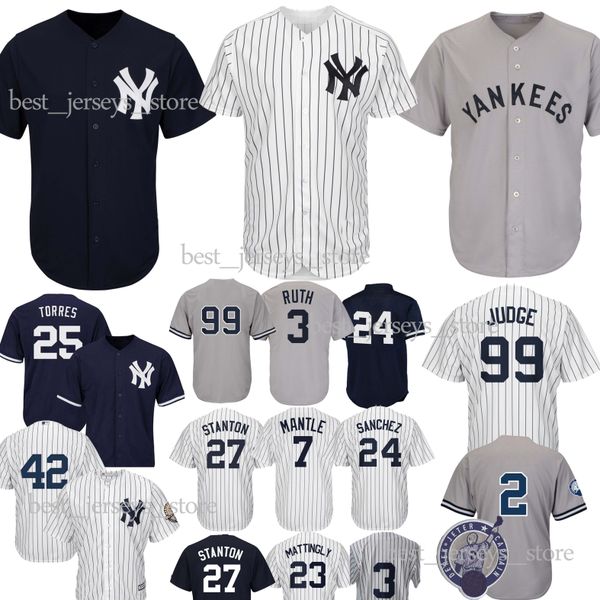 

99 aaron judge new york jer ey yankee 25 torre 2 jeter 27 g 24 anchez jer ey 3 ruth 7 mantle jer ey men