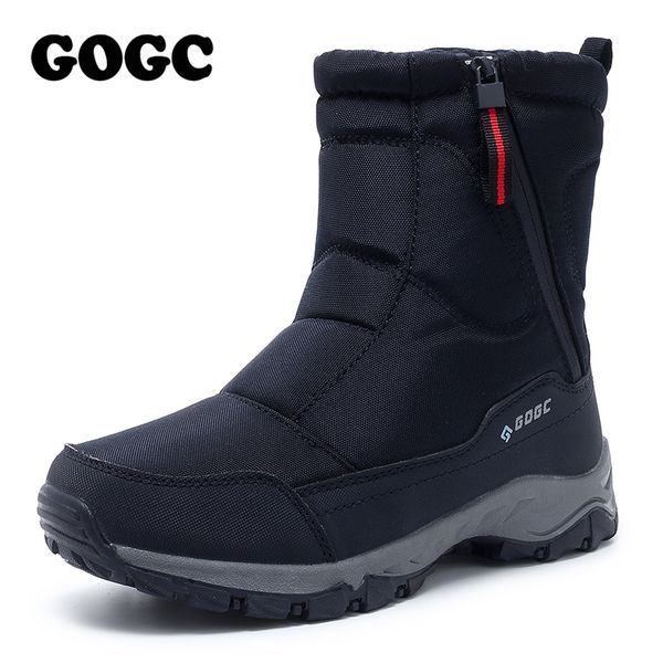 

gogc women's winter boots shoes woman comfortable women's boots winter for women shoes g9906, Black