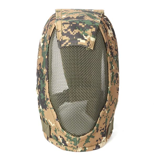 

outdoors tactical skullies & beanies men camouflage army paintball helmet liner full face mask windproof