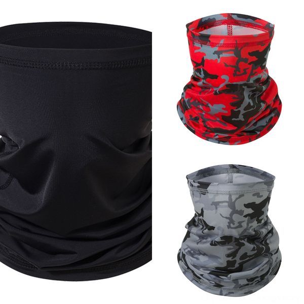 

rkt6q fast shipping 3d sport neck skull bicycle fishing face mask shield scarf bandanas headband bandana headwear ring scarf bicycle balacla, Black