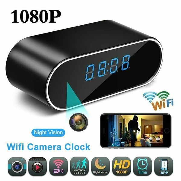 

wi-fi поик ip-камеѬа 1080p hd clock camera wifi control кѬй ик-игнал ноного видени видеокаме