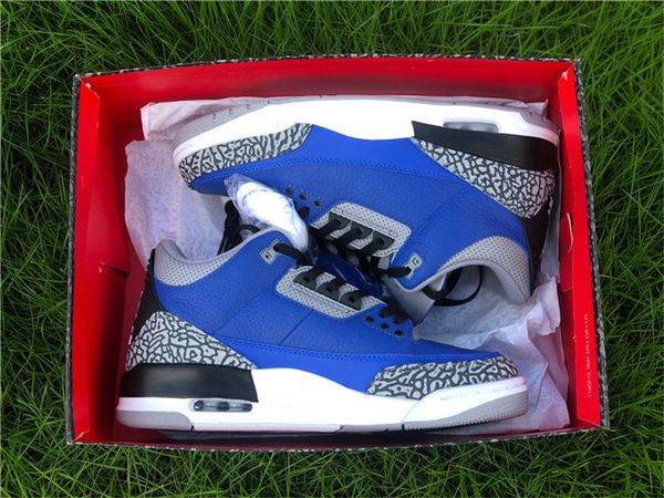 

release air 3 varsity royal cement 3s dj khaled another one we the grey mens basketball shoes outdoor sneakers ct8532-400 with box, Black