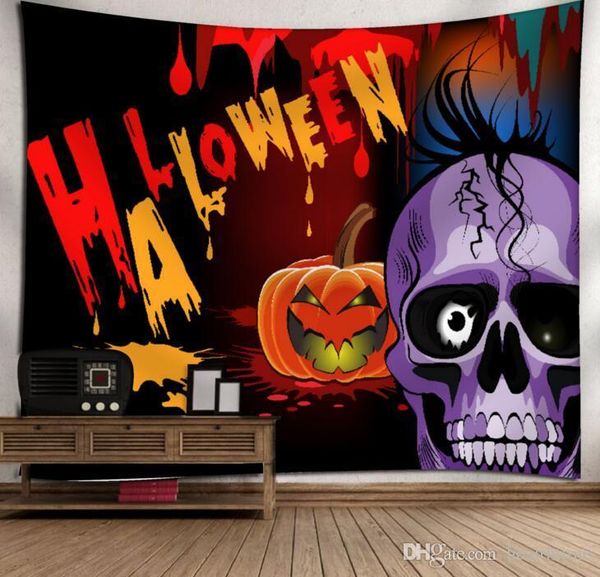 

2018 new halloween home decoration tapestry multi-style optional living room decoration tapestry 150cmx130cm