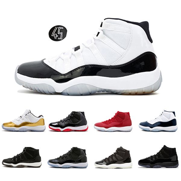 

дешевле новый 11 11s крышка и платье выпускного вечера ночь мужчины баскетбольная обувь платиновый оттенок тренажерный зал красный разводили