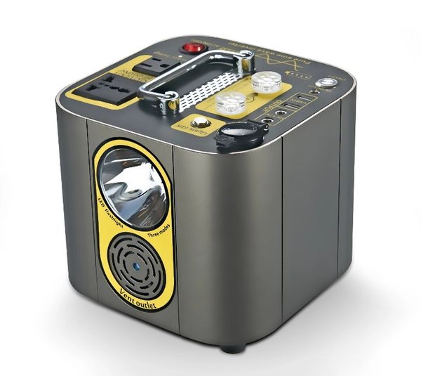 

126000mah 466wh portable power station pure sine wave 12v to 220v / 110v 600 wapower inverter car jump starter