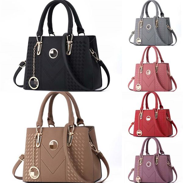 

grade real leather lady box shape bag handle women fashion designer handbag#829