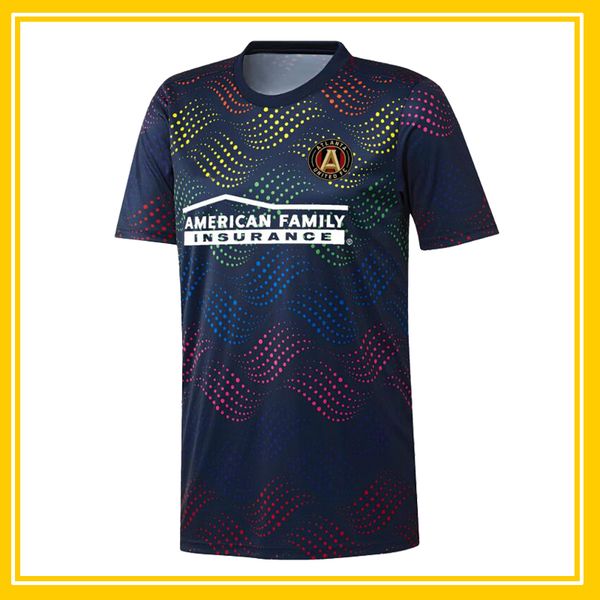 

2019 men 039 ml atlanta united fc navy pride pre match occer jer ey 19 20 ml atlanta united ml pride pre match hirt running jer ey
