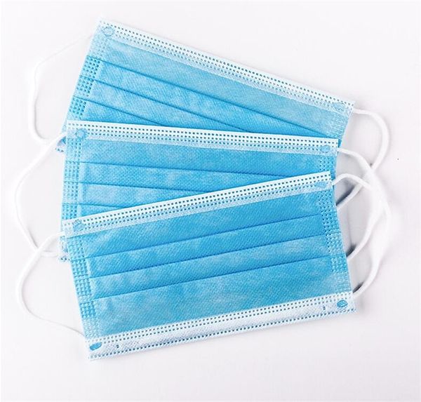 

dhl ship facemeltblown nonwoven civil ordinary mask blue facewy678 2km9