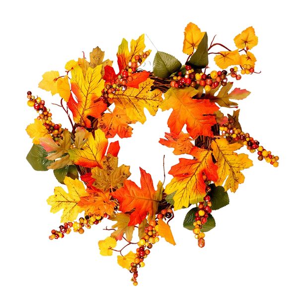 

door wall hanging decoration wreath artificial flowers plant garland decor