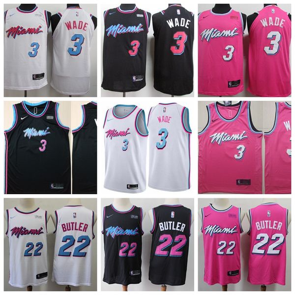 

2019 new jimmy 21and 22 butler miami city heat dwayne 3 wade jer ey game player 039 3 dwyane ba ketball jer ey