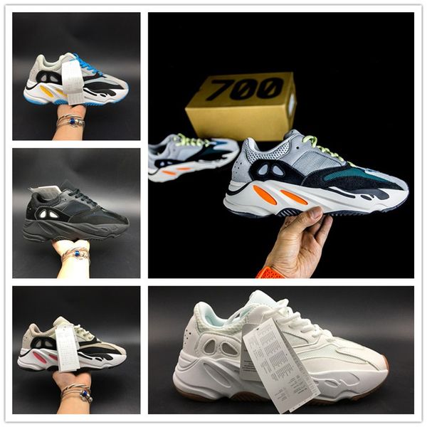 

2018 new kanye west 700 classic running shoes mens 700 wave runner sports shoes fashion designer sneaker size 36-46