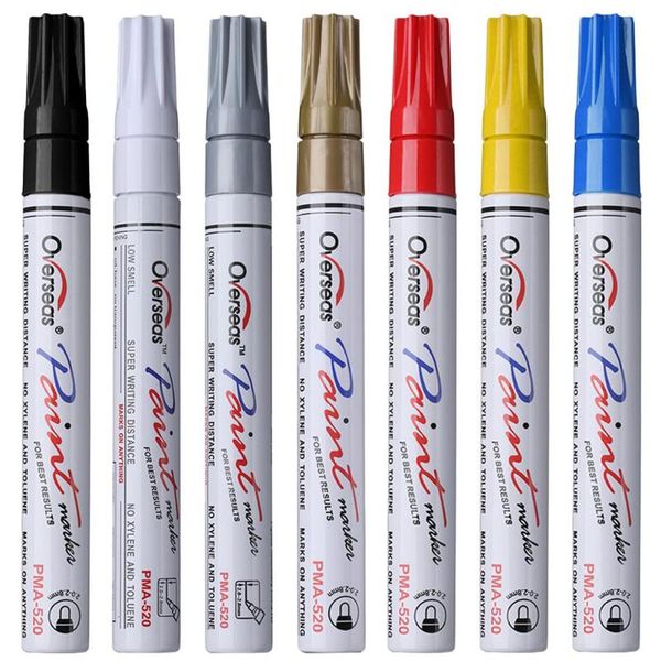 

waterproof car tyre tire tread cd metal permanent paint marker pen graffiti oily marker graffti oily macado