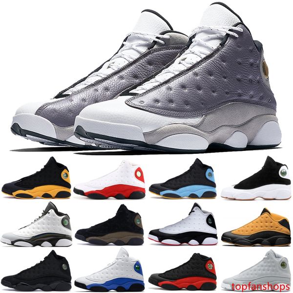 

atmosphere grey mens 13 xiii basketball shoes bred black cat carmelo anthony olive 13s sneakers mens designer shoes