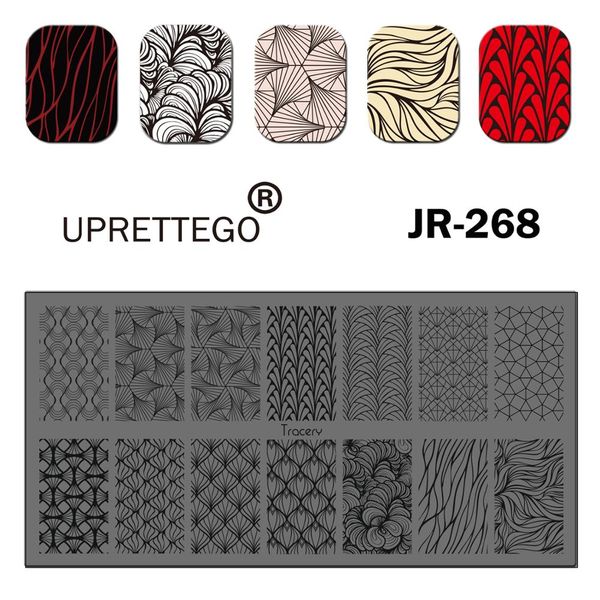 

eauty & Health 2020 Stainless Steel Stamping Plate Template Geometry Line Abstract Sketch Flower Facial Valentine Ethnic Nail Tool JR261