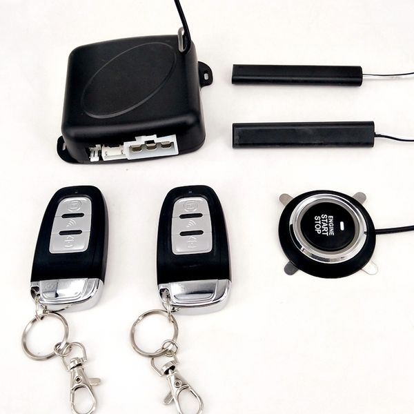 

auto car alarm engine starline push button start srfid lock ignition switch keyless entry system starter anti-theft system