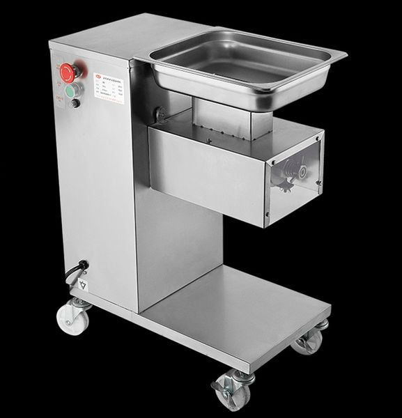 Großhandel - kostenloser Versand 110 V/220 V vertikale Fleischschneidemaschine Fleischschneider Slicer 500 kg/Std. Fleischverarbeitungsmaschine