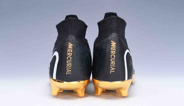 

football boots men mercurial superfly vi 360 elite lvl up soccer shoes kid high ankle cr7 soccer cleats fg chuteiras futebol original
