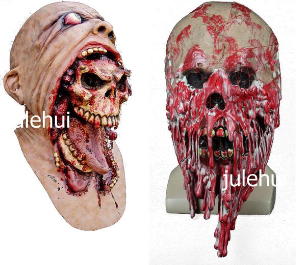 

demon parasite zombie mask latex accoutrements vampire skull party halloween scary terror masks horror mascaras latex realista