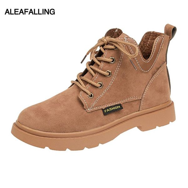 Aleafalling Women Winter Boots Female Round Toe Fashion Woman