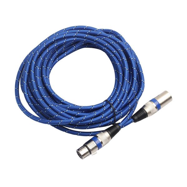 

connector pin xlr male to female mic audio extension shielded microphone cable y20