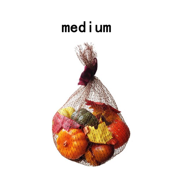 

halloween decoration silk pumpkin small/medium/large artificial leaves festive ornament kits