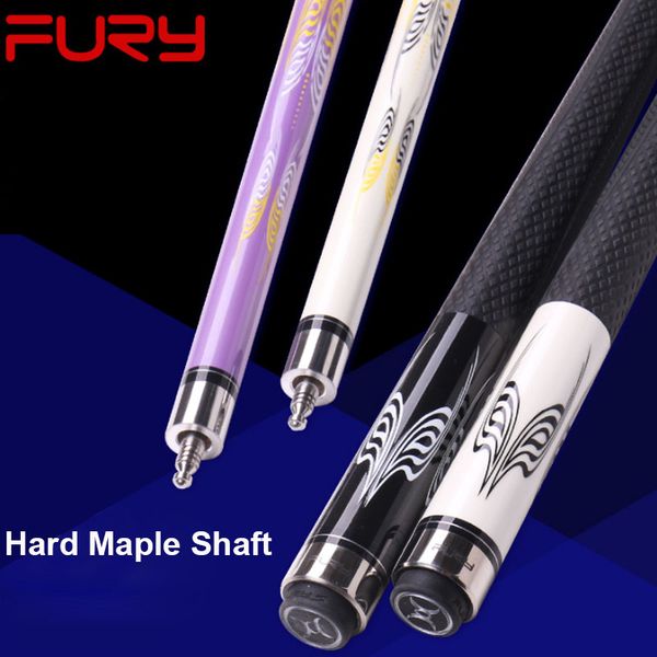 

fury billiard sticks 13mm 11.75mm tip fast joint hard maple shaft