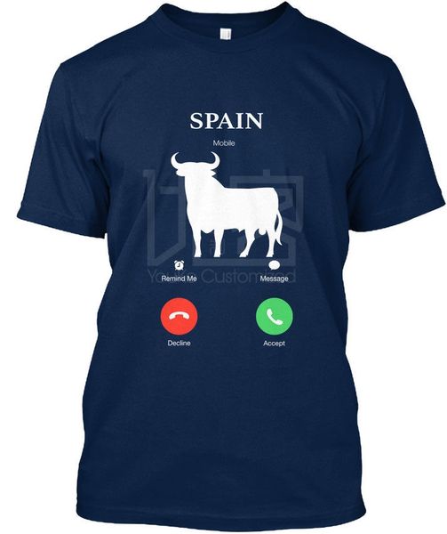 

spain is calling i must go stylihes t-shirt t shirt fashion classic unique style natural, White;black