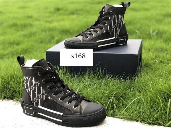 

original box b23 nouveau oblique low high sneakers hommes sneakers skateboard casual femmes skate casual shoes, Black