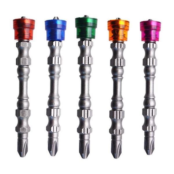 

5pcs ph2 magnetic screwdriver anti slip s2 steel electric screw driver bits