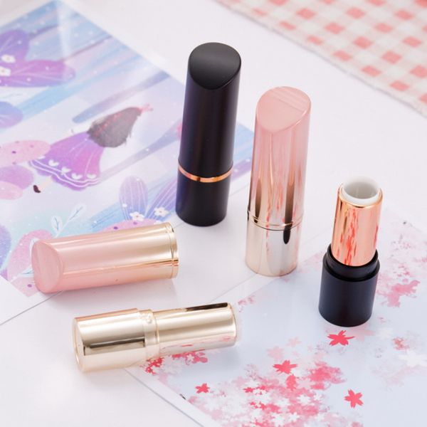 

10/30/50pcs empty lipstick tube pink/black plastic lip container small cosmetic lipstick gloss sub-bottling