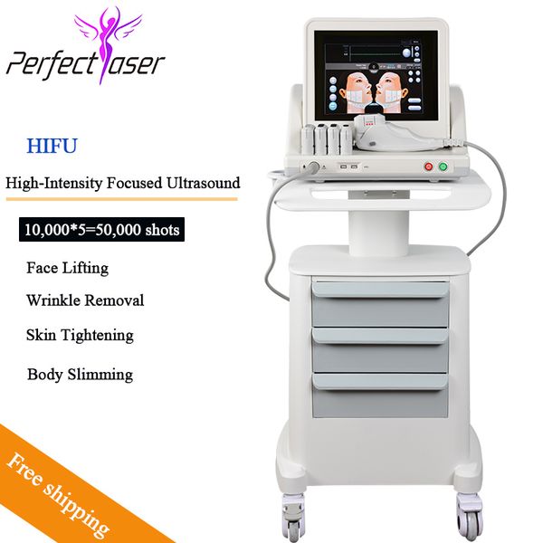 

hifu high intensity focused ultrasound hifu face lift machine wrinkle removal with 5 heads for face and body
