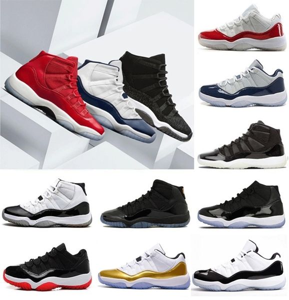 

men 11 basketball shoes men women high gym red midnight navy metallic gold barons university blue low bred concord varsity red sneaker