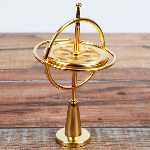 

creative scientific educational metal finger gyroscope gyro pressure relieve classic toy traditional learning toy for kids