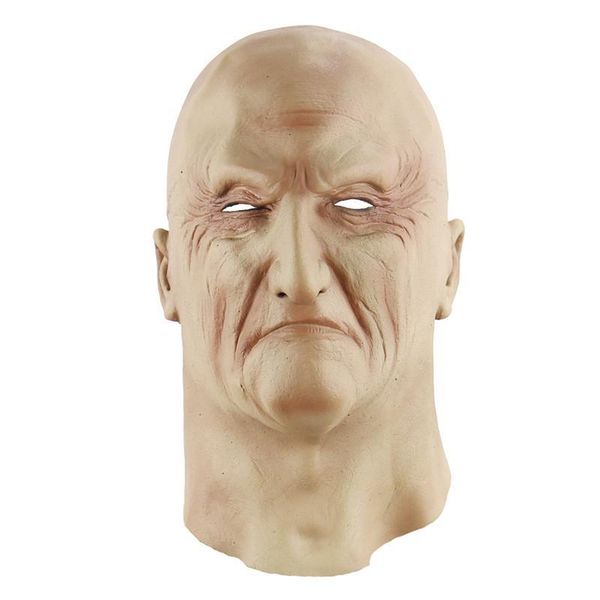 

halloween creepy scary realistic horrible ghastful old man mask masquerade supplies cosplay costumes party props