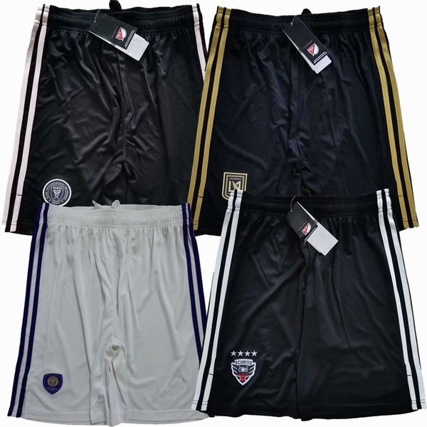 

2020 2021 new york la galaxy los angeles fc soccer shorts d.c. washington atlanta orlando toronto miami mls football shorts pants united, Black;red