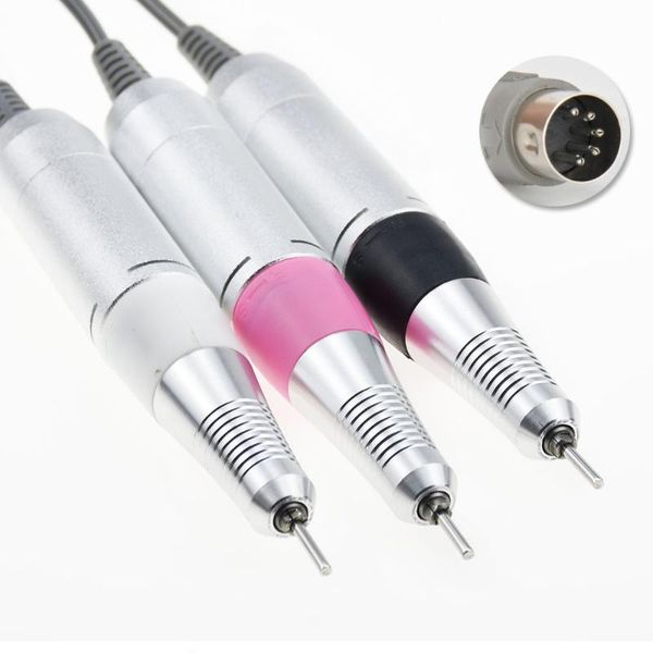

pro 35000rpm electric nail drill machine stainless steel handle electric manicure drill & accessory nail art tool 3 color choice