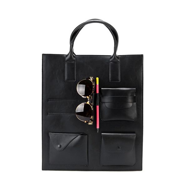 

crazy horse leather men briefcase computer laphandbag business office man shoulder bag multifunctional messenger travel bags