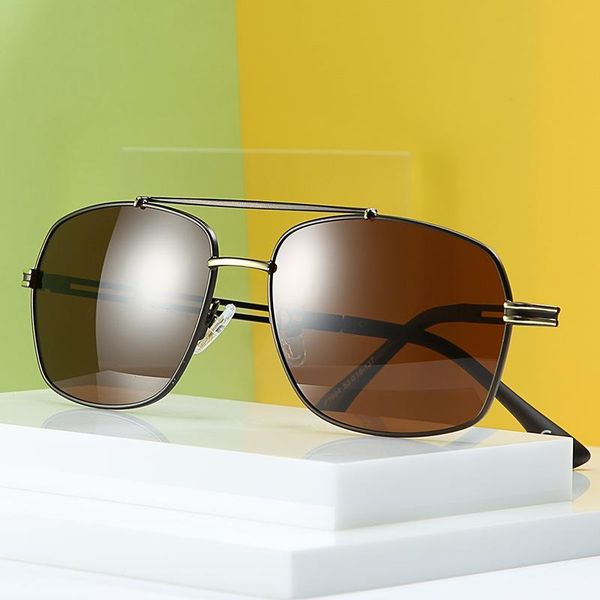 

new men's retro polarizer mirror 2020 cross-mirror burst sunglasses ride fishing outdoor sunglasses, White;black