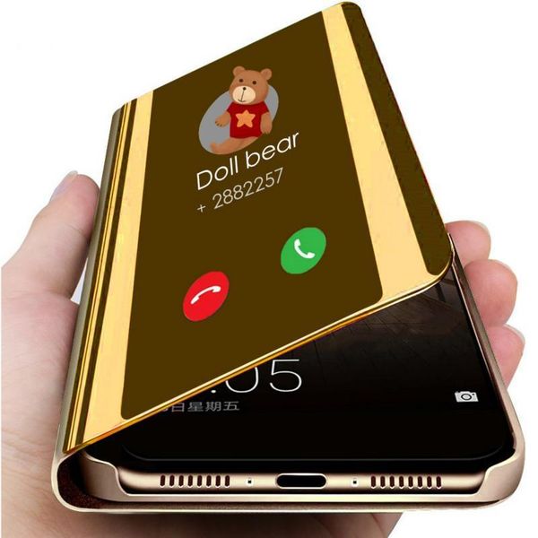 

smart mirror for 6a 7a y1 k20 go leather case xiaomi mi 8 lite 9 se 9t 5x 6x a2 flip case for xiaomi redmi note 4 4x 5 6