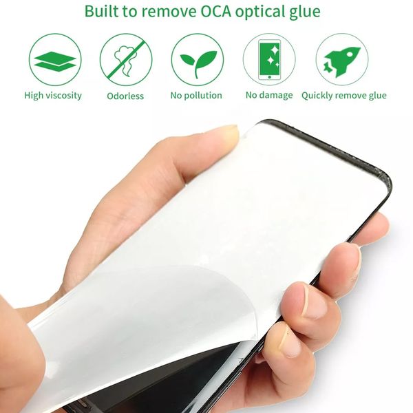 

50pcs/lot lcd screen remove oca rework glue tape