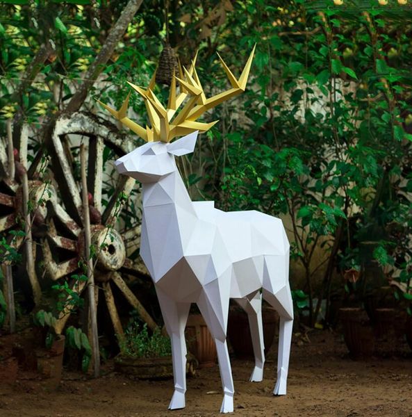 1M High Forest Deer Vazio Veado Novidade Items Decoração do Assoalho Ornaments Grandes Ornaments Ornamentação Igual Proporção Porta Luz Luz Luxo Jóias De Escritório De Jóias Molde