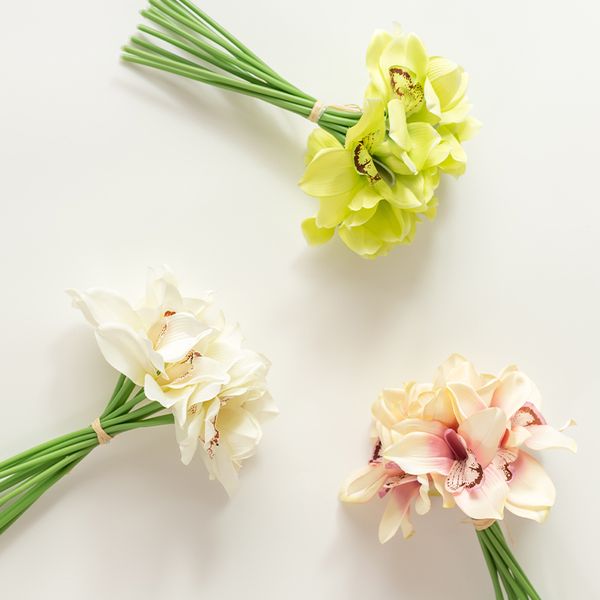 

decorative flowers & wreaths 10pcs ins style simple artificial flower living roomcrafts wedding home decoration party fake plants