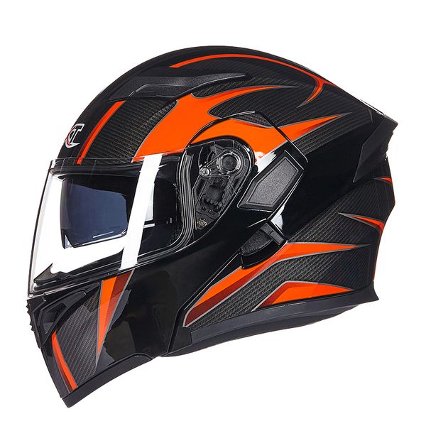

высококачественный откидной гоночный шлем модульный мотоциклетный шлем с двумя линзами, анфас безопасные шлемы casco capacete casque moto m