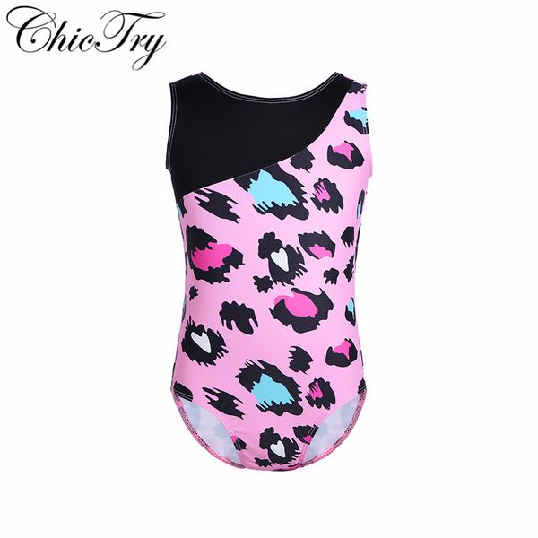 

children girls ballet class dancewear one-piece ballet dance gymnastics workout leotard jumpsuit for kids stage performance, Black;red