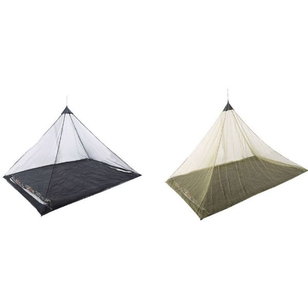 

outdoor lightweight sleeping tent bug netting foldable ultralight mosquito net with portable drawstring storage bag for camping