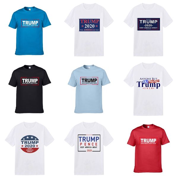 

summer designer trump t shirts men and women letter print t shirt mens clothing brand short sleeve tshirt women s-4xl #407, White;black