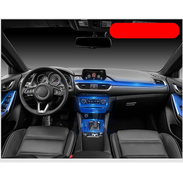 

lsrtw2017 tpu car gear dashboard interior central control film protective sticker for 6 atenza 2018 2019 2020 anti-scratch