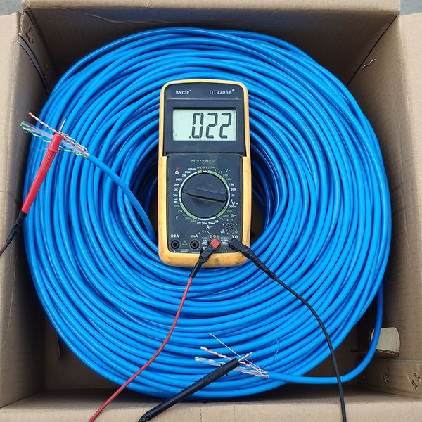 

50м кабель utp cat6a сетевой кабель rj45 коробка линия медный провод витая пара lan компьютера для проектирования локальных сетей гигабита 5