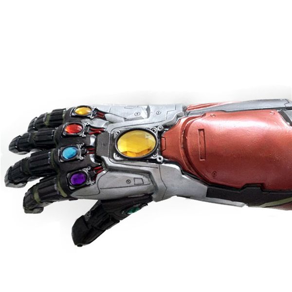 

2 color avengers 4 endgame thanos iron man gloves 2019 new children's halloween cosplay natural latex infinity gauntlet toys idea